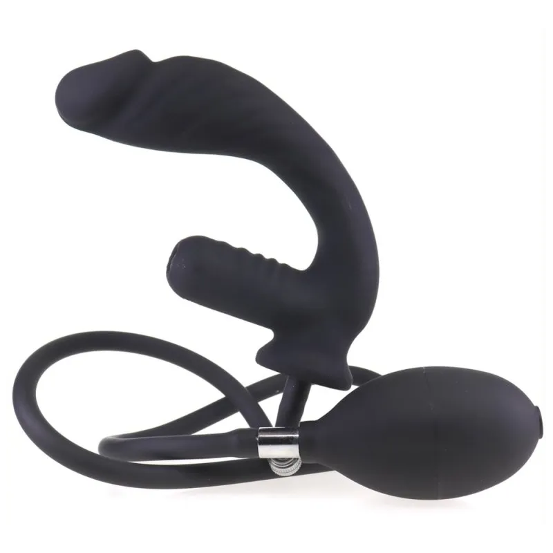 InflateGear Plug gonflable et vibrant Infladick 14 x 3.5cm